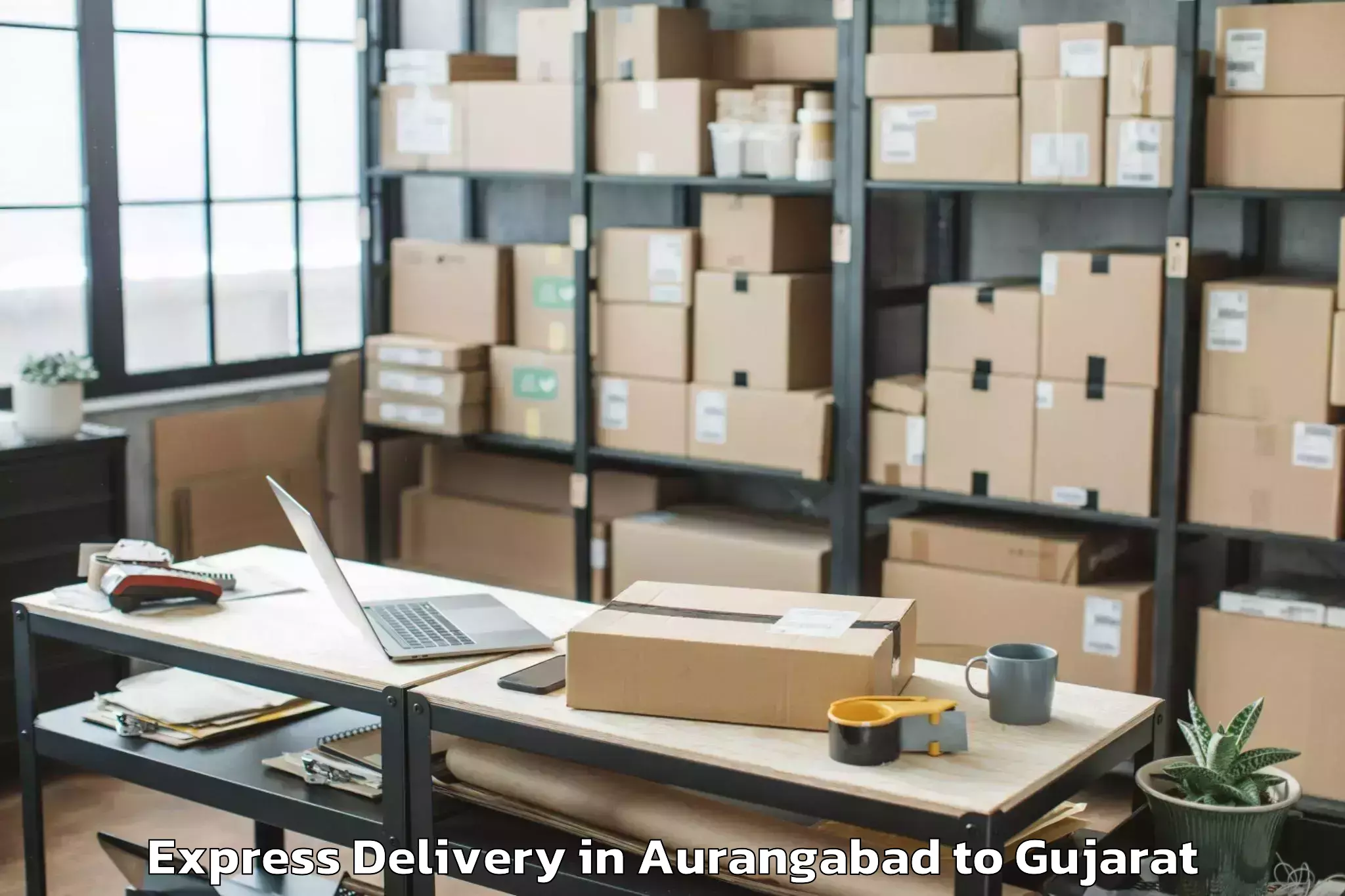 Aurangabad to Borsad Express Delivery